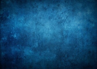 Fototapeta premium Dark Blue Grunge Texture Panoramic Background - Abstract Painted Canvas