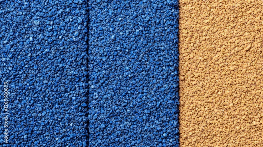 Poster mesmerizing expanse of deep blue sea with unique textured surface