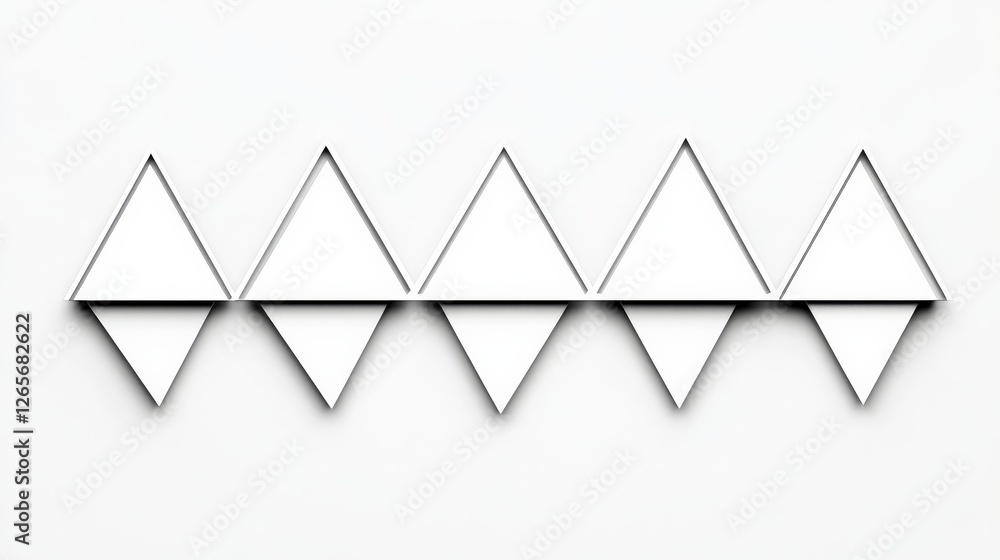 Poster minimalist geometric pattern backdrop in soft neutral tones