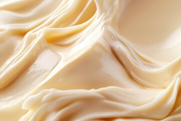 Obraz premium Creamy Whipped Cream Swirls