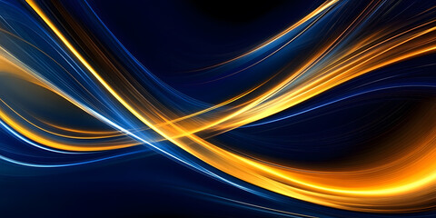 Dynamic Abstract Light Waves Background Design