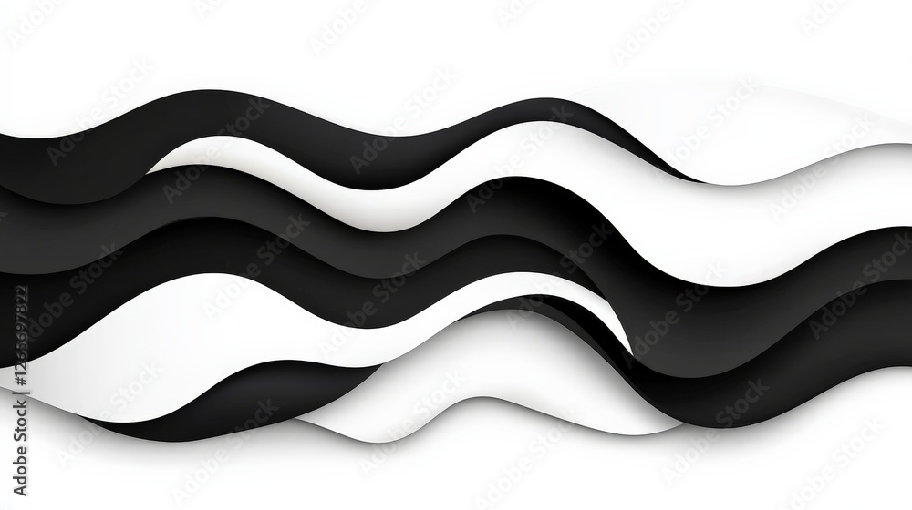 Poster sleek modern background bathed in soft diffused light for design