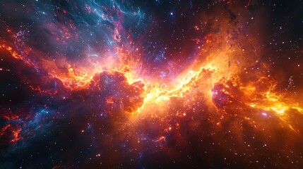 A space battle illuminated by glowing plasma blasts and energy shields, intense and dramatic 