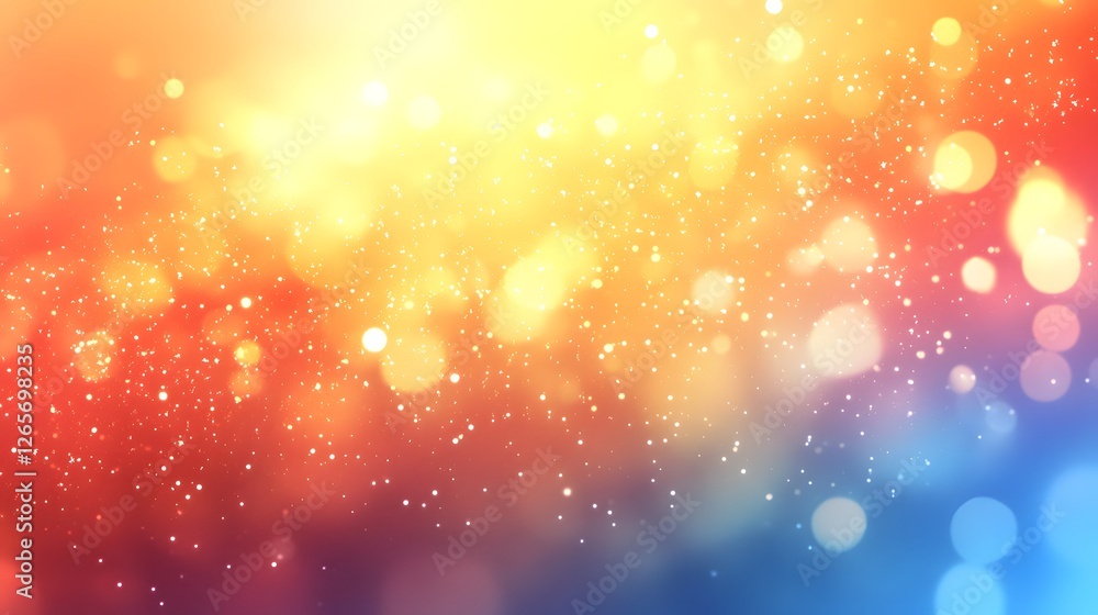Poster breathtaking abstract image showcasing a magnificent fireworks display with a mesmerizing bokeh effe