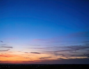 Obraz premium Soft Twilight Gentle Sky