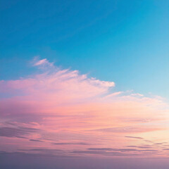 Obraz premium Pastel Dream Horizon Sky