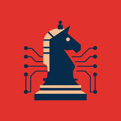  a circuit board pattern, symbolizing strategic thinking in technology and innovation