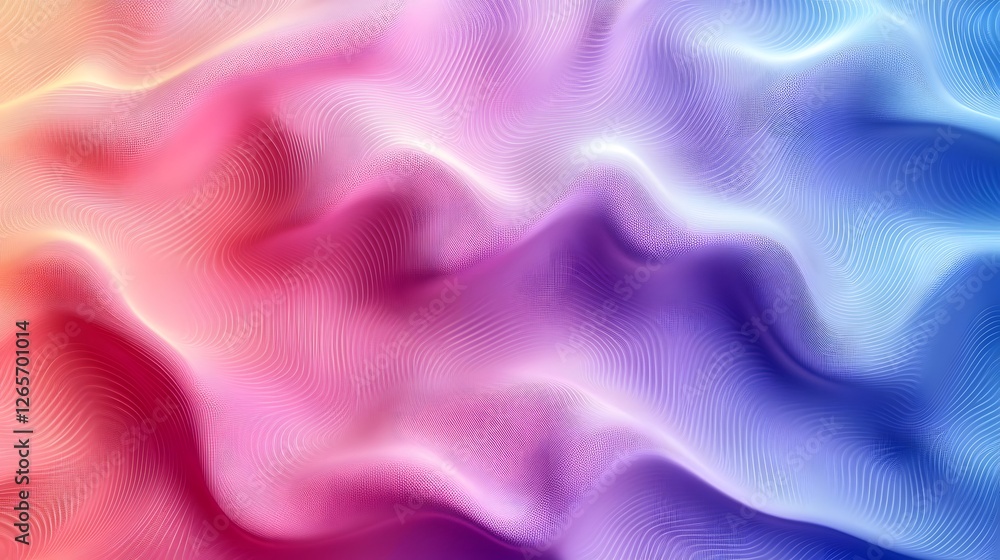 Fototapete captivating abstract digital art composition featuring a mesmerizing fusion of vibrant swirling wave