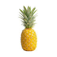 Fototapeta premium Fresh pineapple on a white isolated background.