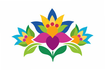 colorful flower vector