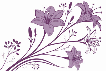 vector floral background
