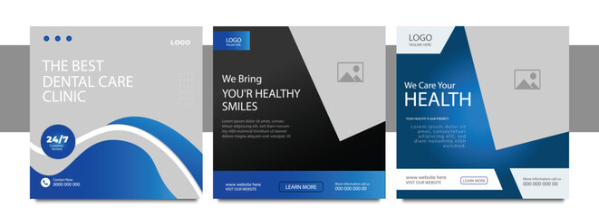 social media post templates for health care and medical.  medical social media post, dentist social media post, doctor social media post 