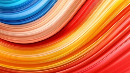 Fototapeta premium Vibrant Abstract Swirls in Bright Colors for Captivating Header Design