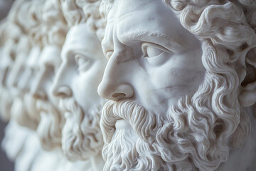 Generative AI Bas-Relief Sculpture Combining Classical Artistic Themes with Modern world attributes