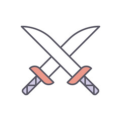 Katana  vector icon stock illustration