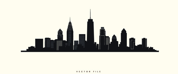 Obraz premium Vector Illustration of a City