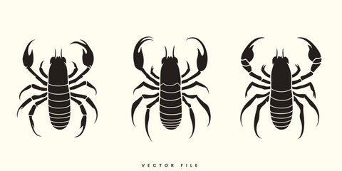 Obraz premium A vector collection of wild animal silhouettes