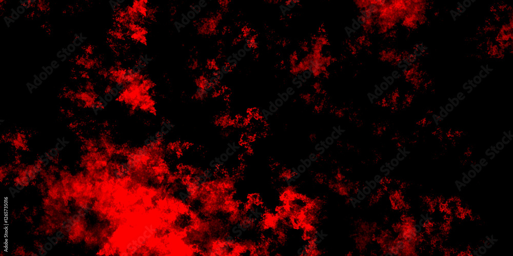 Canvas Prints fire & brimstone abstract red grunge reflection of neon cumulus clouds smoke exploding art backgroun