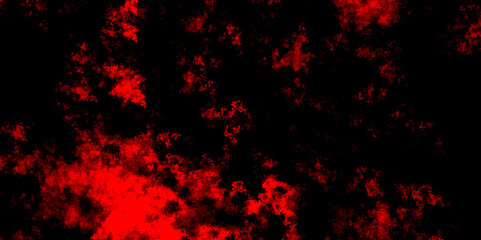 Fire & brimstone Abstract red grunge reflection of neon cumulus clouds smoke exploding art background. Crimson red blaze fire flame grungy smoke texture.