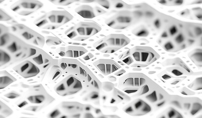 White background with a 3D texture seamless texture pattern for design use