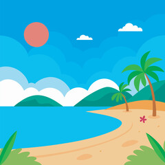 Obraz premium Beach Background 