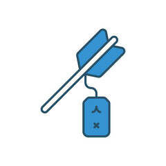 Hama Yumi  vector icon stock illustration