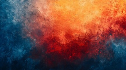 Fototapeta premium Dramatic and Moody Abstract Digital Art Painting with Intense Flames Fiery Textures and Vibrant Colorful Explosions of Heat and Energy
