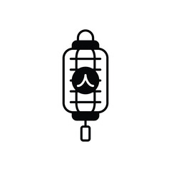 Lantern  vector icon stock illustration