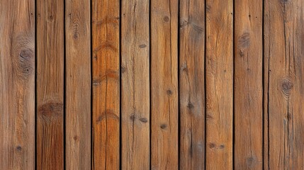 Naklejka premium Weathered Wooden Wall Surface with Natural Grain and Texture