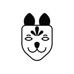 Mask  vector icon stock illustration
