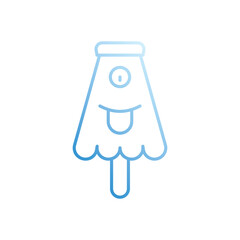 Kasa Obake vector icon stock illustration