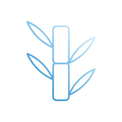 bambo vector icon stock illustration