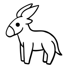 antelope line icon