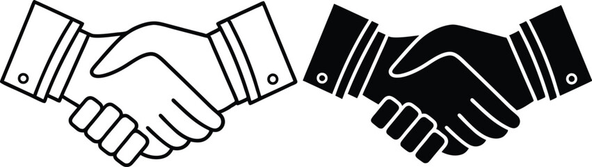 Handshake Illustrations Agreement, Partnership, Deal, Collaboration, Unity, Contract, Business, Deal