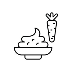 wasabi  vector icon stock illustration