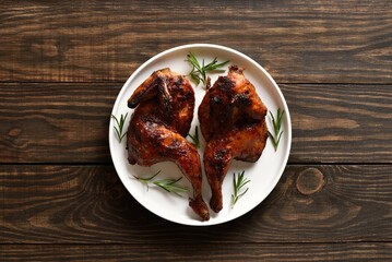 Roasted half chicken