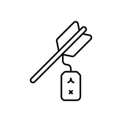 Hama Yumi  vector icon stock illustration