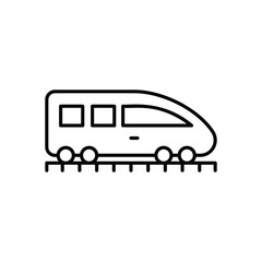 Shinkansen  vector icon stock illustration