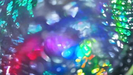 Wobbling camera effect video of disco ball reflections - Powered by Adobe