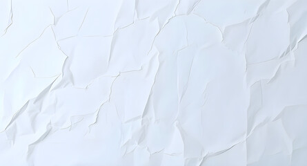 Obraz premium Crumpled grey paper texture. Abstract light blue background with wrinkled cardboard texture. Vector illustration horizontal crumpled empty white paper template for posters and banners.