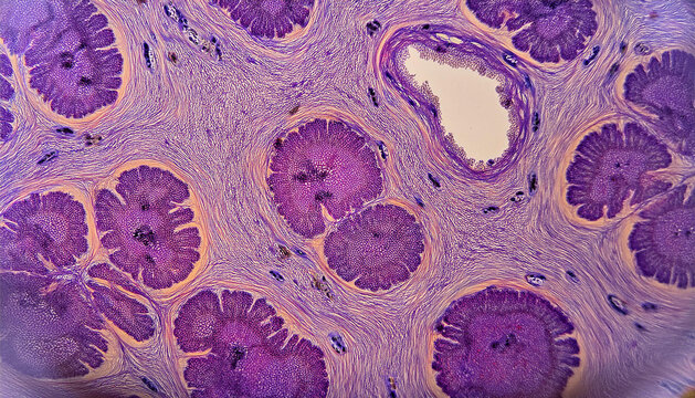 a microscopic examination of abnormal lymph node tissue reveals a unique follicular pattern indicative of follicular lymphoma a form of non hodgkin lymphoma