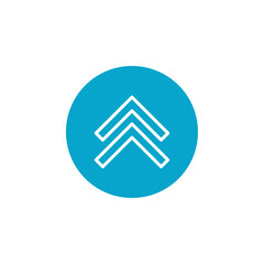 arrow icon Simple thin line stroke vector