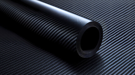 Carbon Fiber Material with Unique Texture and Glossy Surface