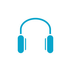 headphone icon Simple thin line stroke vector