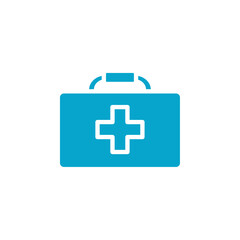 med kit icon Simple thin line stroke vector