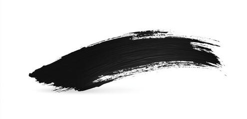 Grunge badge brush, hand drawn black sticker