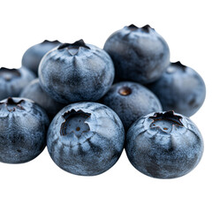 Obraz premium A close-up image of a cluster of ripe blueberries