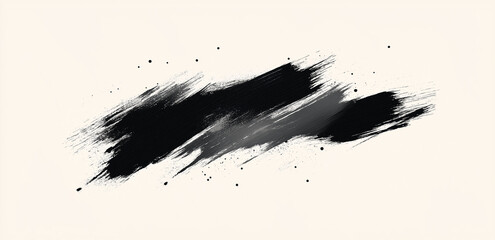 black ink splashes, Grunge badge brush, hand drawn black sticker