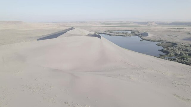 Bruneau Sand Dunes State Park, Idaho. High Quality Video.