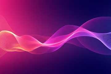 Abstract Colorful Wave Design for Backgrounds and Templates